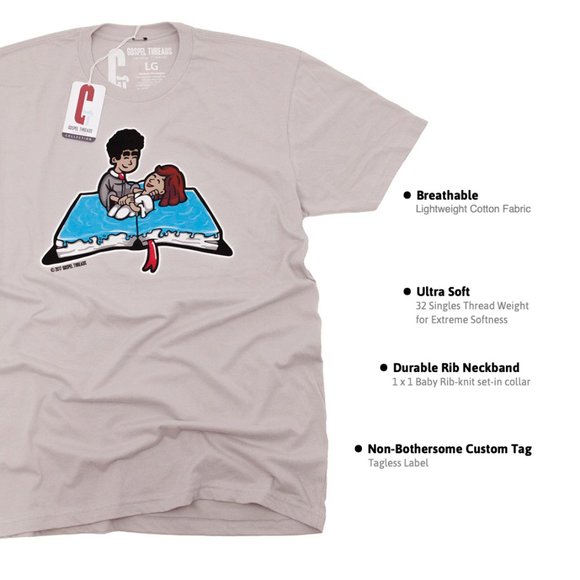 “New Life” Premium Witnessing T-Shirt - Picture 4 of 13